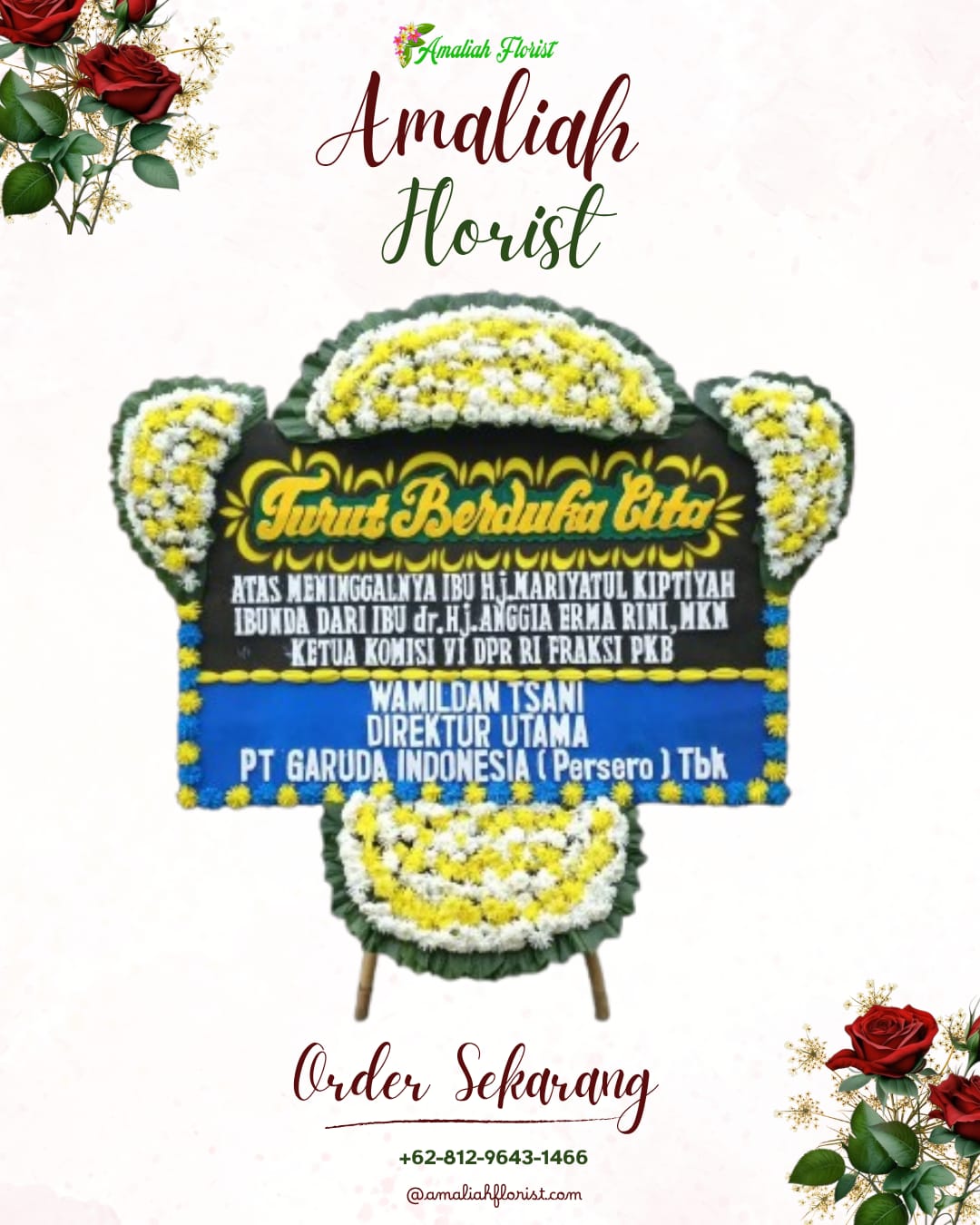 Papan Bunga Duka Mranggen